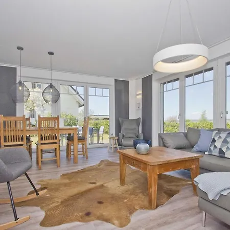 Haus Boddentraum Abendrot - Terrasse, Garten, Meerblick *