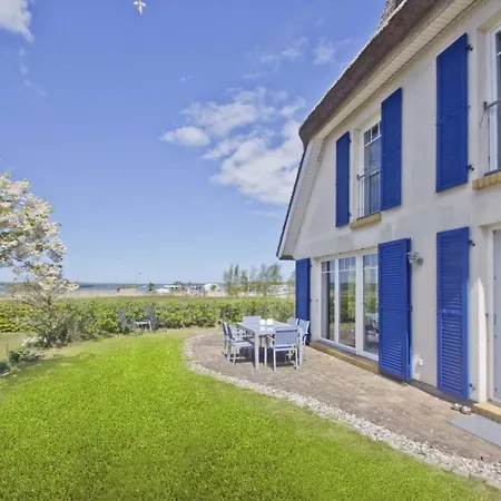 Ferienhaus Haus Boddentraum Abendrot - Terrasse, Garten, Meerblick Gager