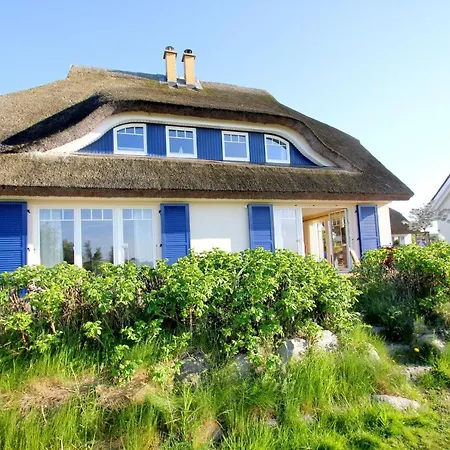 Ferienhaus Haus Boddentraum Abendrot - Terrasse, Garten, Meerblick Gager